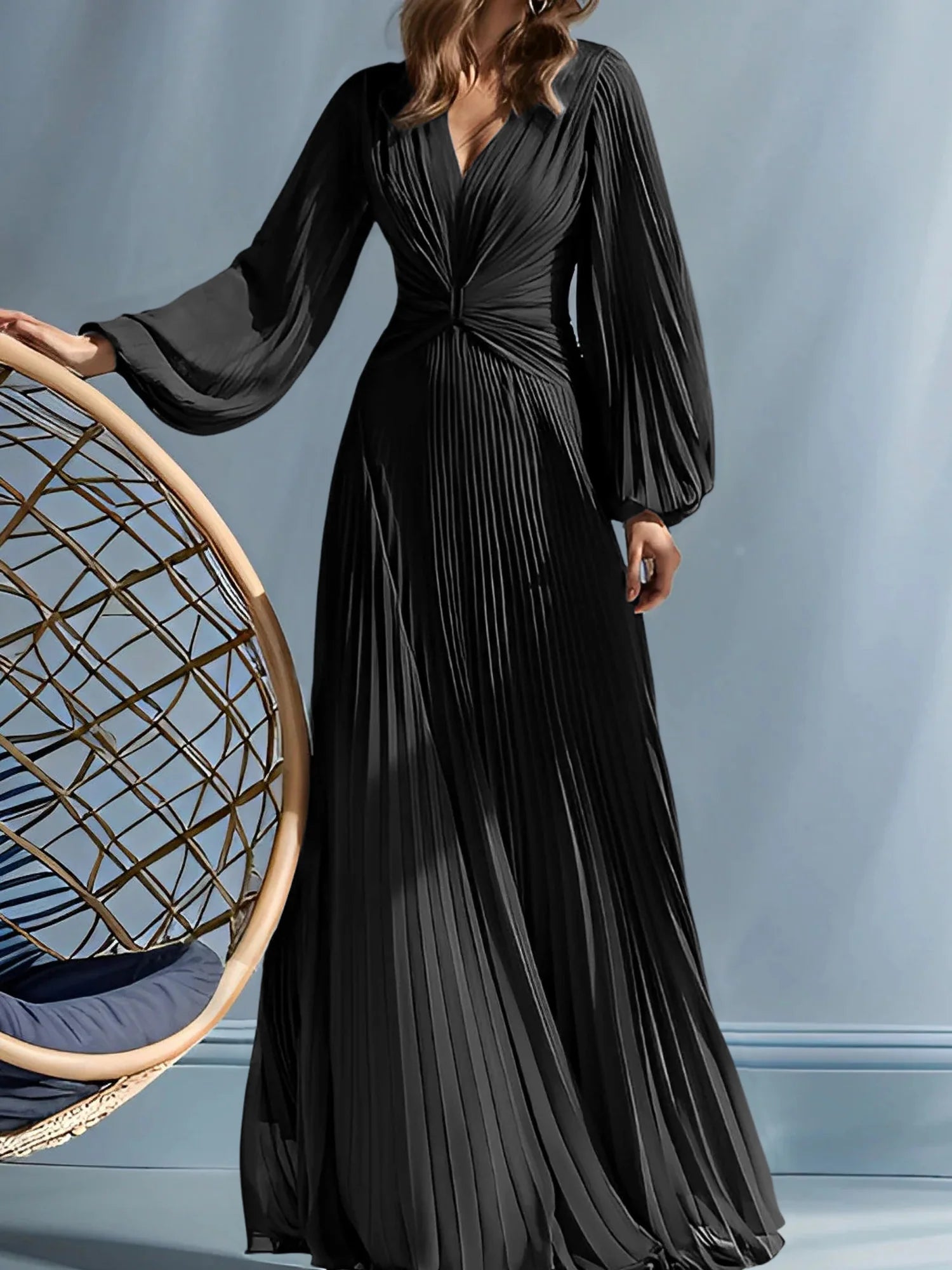 A-Line/Princess V-Neck Long Sleeve Mother of the Bride Dresses with Ruched