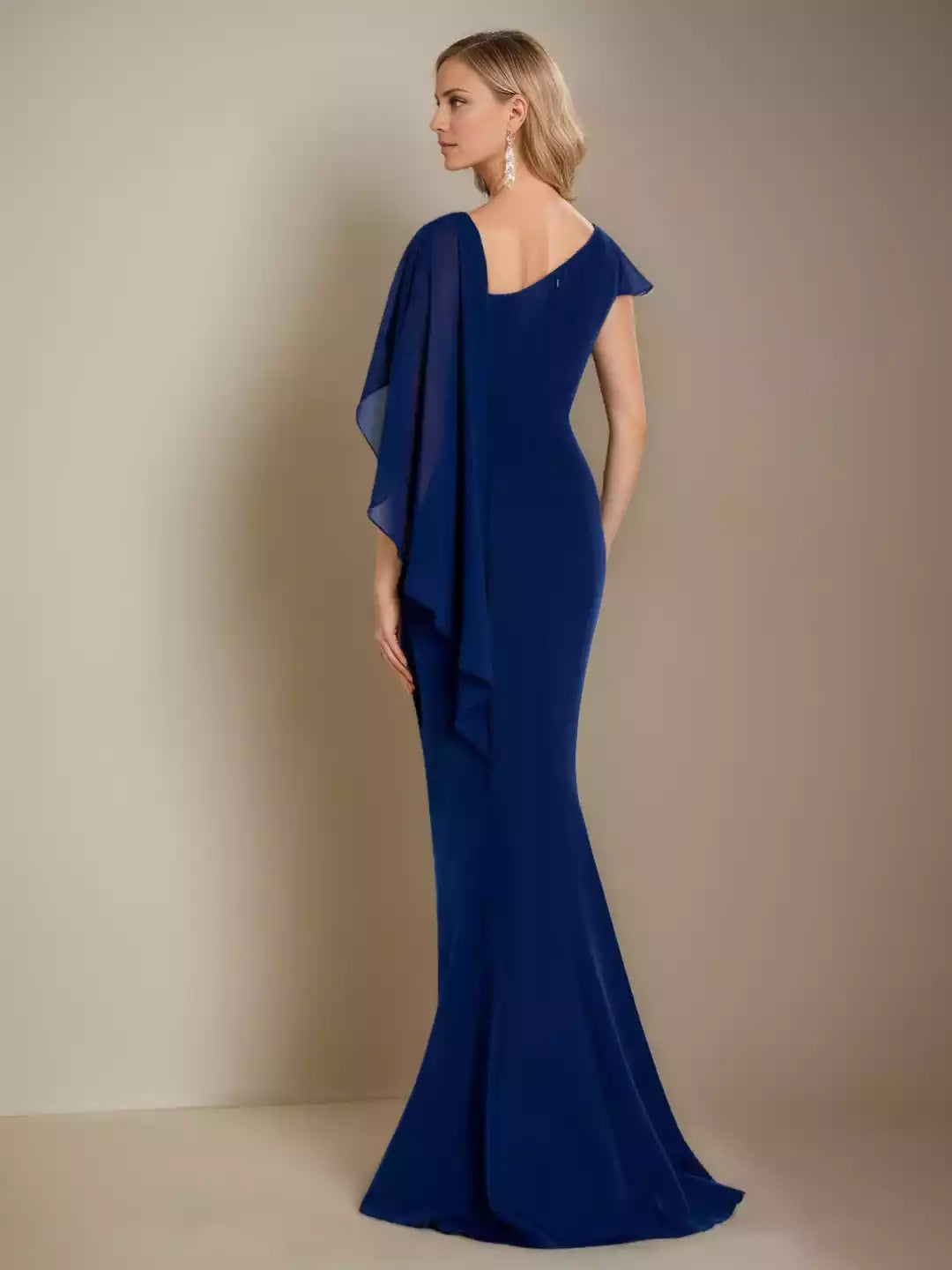 Bateau Neck Sleeveless Floor-Length  Mother of the Bride Dresses