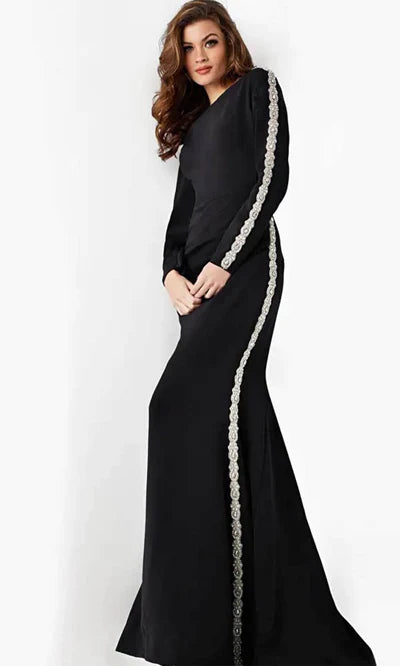 Black Modest Dress Long Sleeve Mother of the Bride Dresses