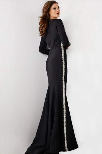 Black Modest Dress Long Sleeve Mother of the Bride Dresses