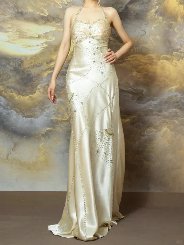 Burgundy Off-the-Shoulder High-Low Train Gown – Formal Evening Wedding Dress