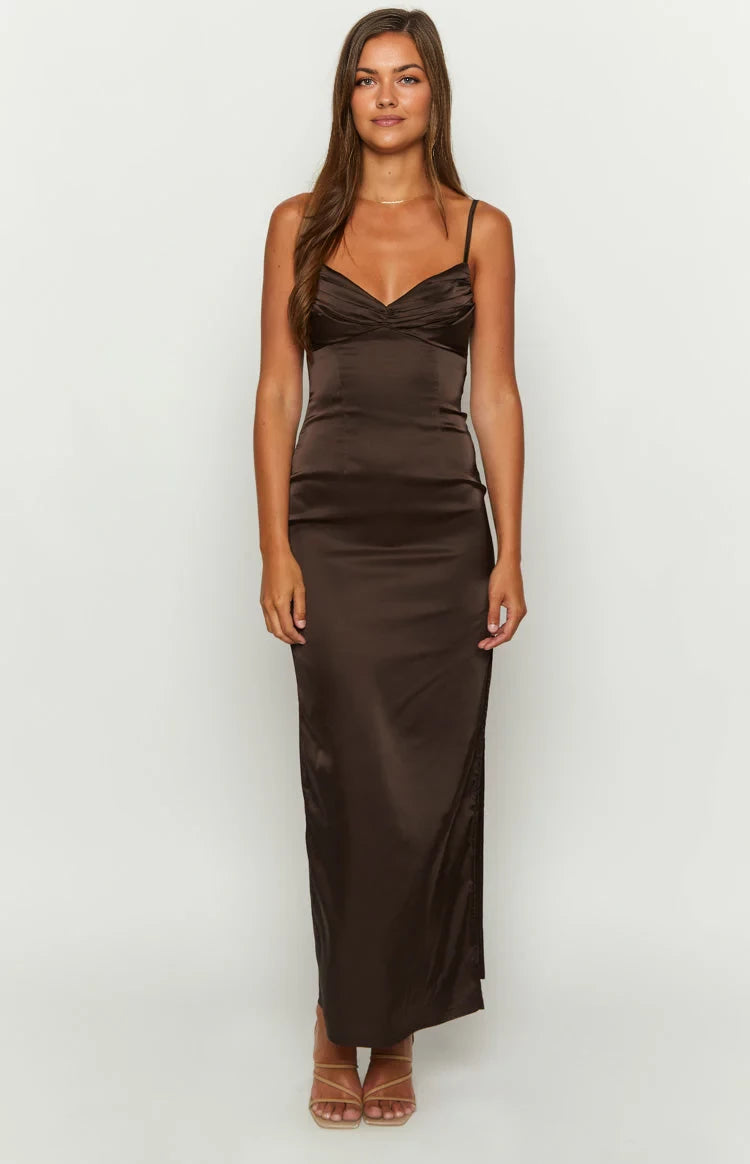 Chic Sheath Sweetheart Neck Sleeveless Open Back Floor Length Prom Dresses
