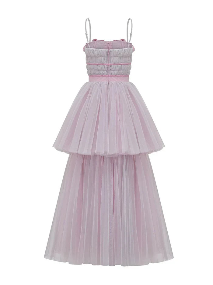 Dreamy A - Line Strapless Sleeveless Zipper Back Floor Length Prom Dresses