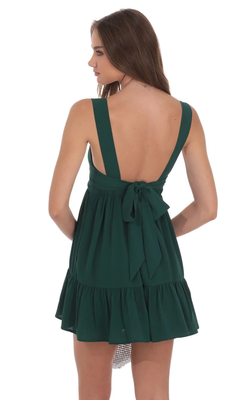 Elegant A-Line Square-Neck Sleeveless Bow-Back Short Length Homecoming Dresses