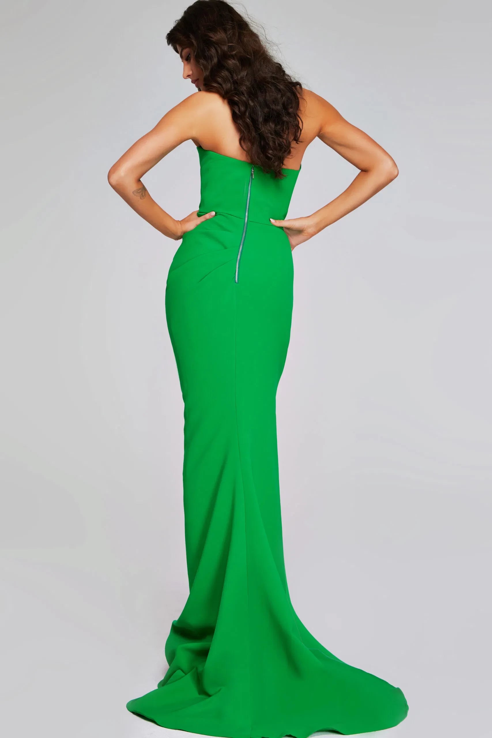 Elegant Mermaid One-Shoulder Tailored Long Length Evening Dresses