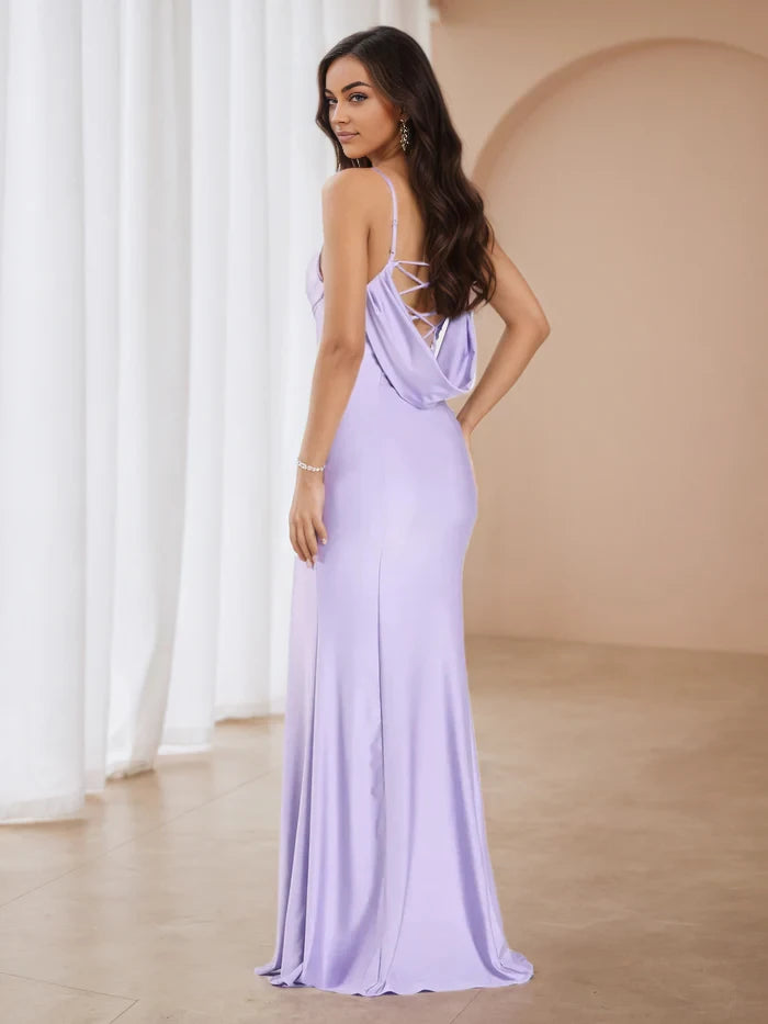 Elegant Mermaid Sweetheart Neck Sleeveless Lace - Up Back Floor Length Prom Dresses