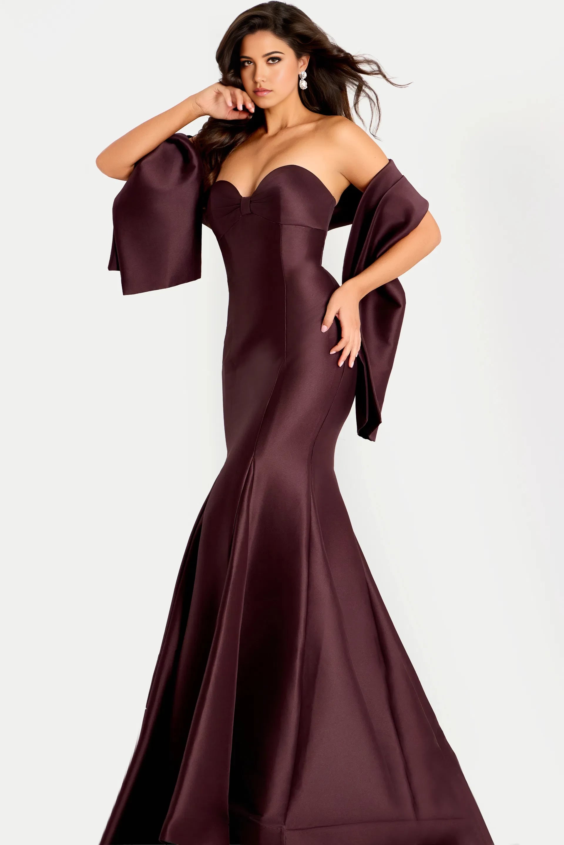 Elegant Mermaid Sweetheart-Neck Sleeveless Open-Back Long Length Evening Dresses