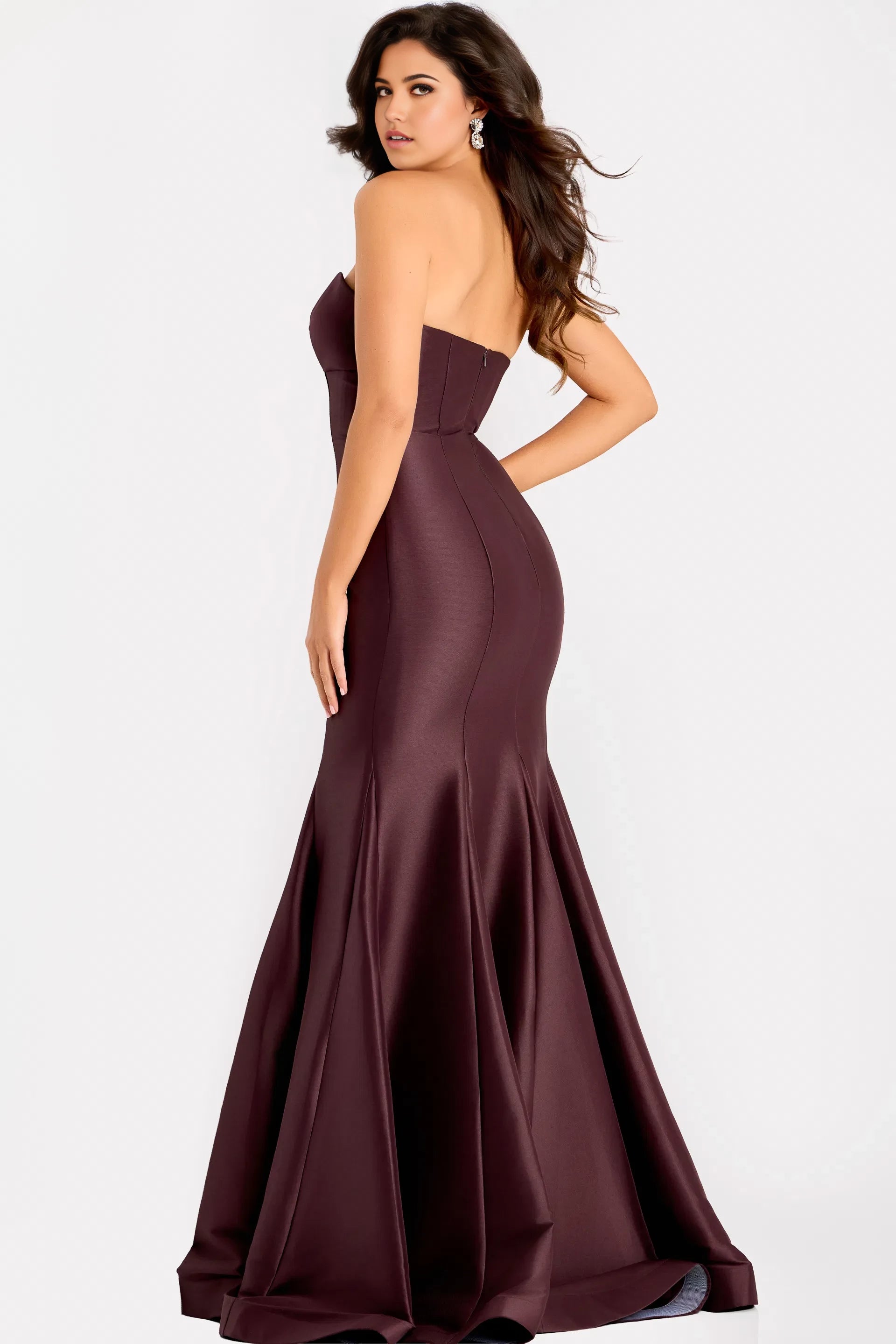 Elegant Mermaid Sweetheart-Neck Sleeveless Open-Back Long Length Evening Dresses