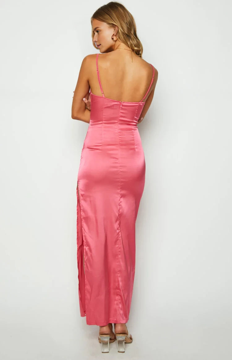 Elegant Sheath Sweetheart Neck Sleeveless Zipper Back Floor Length Prom Dresses