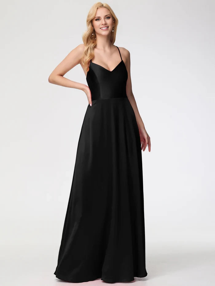 Glamorous A - Line Sweetheart Neck Sleeveless Lace - Up Back Long Length Prom Dresses