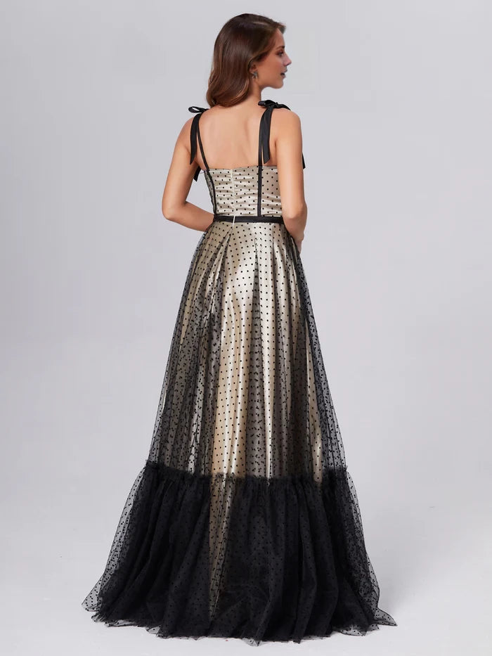 Glamorous A - Line Sweetheart Spaghetti Strap Zipper Back Long Length Prom Dresses