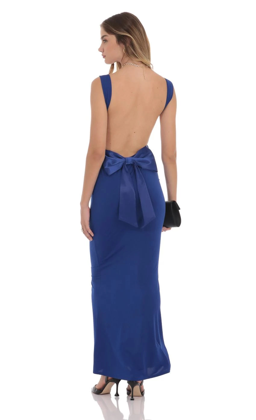 Glamorous Mermaid Sweetheart-Neck Sleeveless Bow-Back Floor Length Prom Dresses