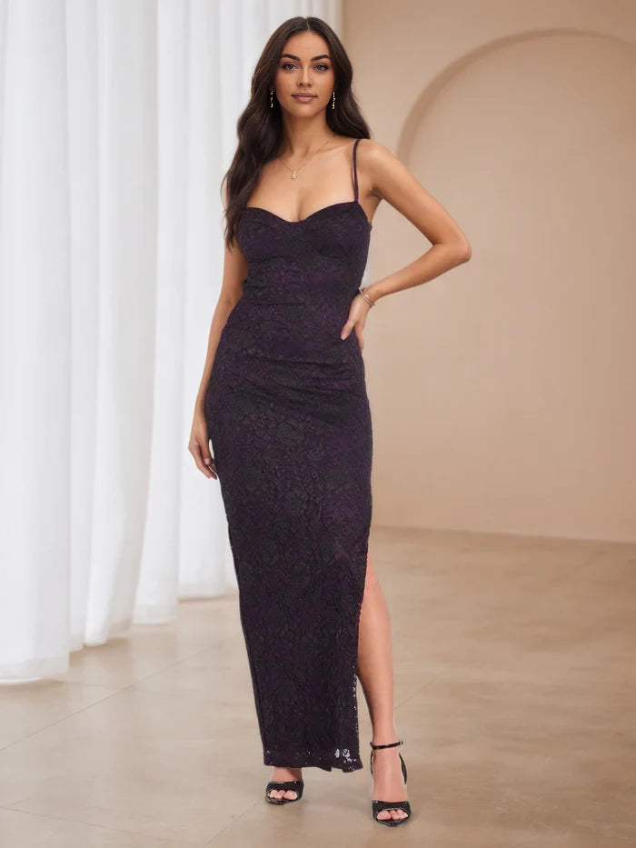 Glamorous Mermaid Sweetheart Neck Sleeveless Cut - Out Back Floor Length Prom Dresses