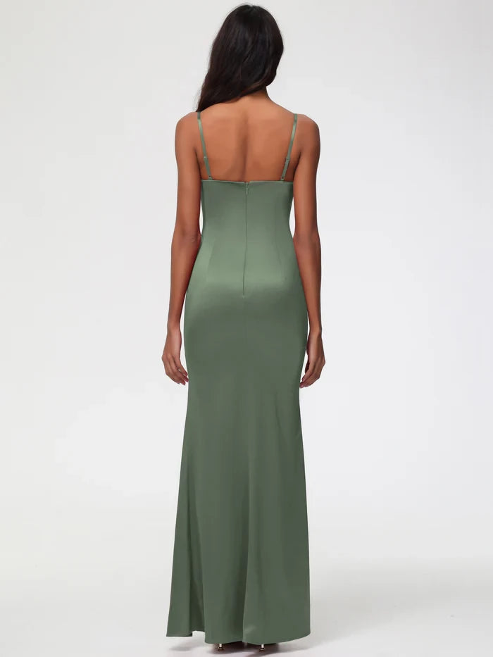Glamorous Mermaid Sweetheart Neck Sleeveless Zipper Back Long Length Prom Dresses