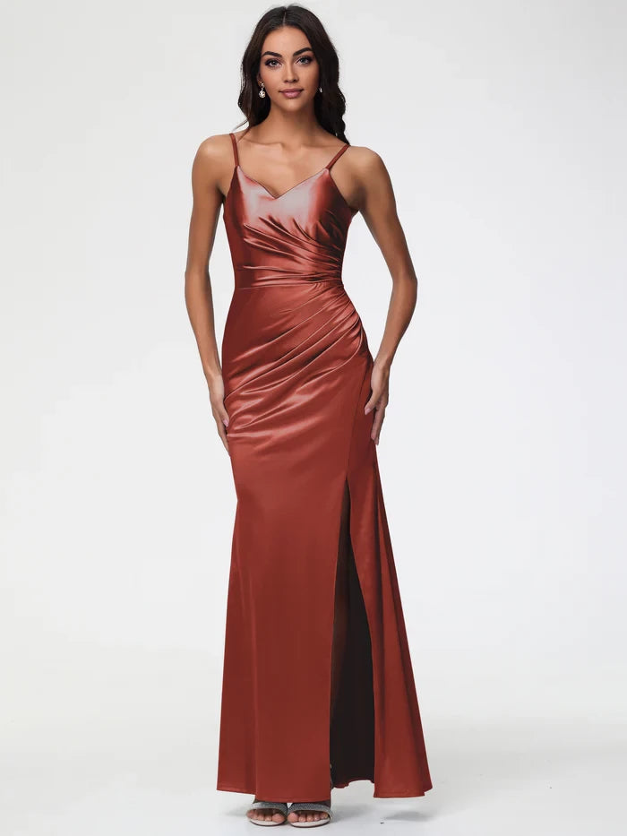Glamorous Mermaid Sweetheart Neck Sleeveless Zipper Back Long Length Prom Dresses