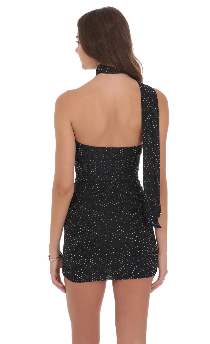 Glamorous Sheath One-Shoulder Sleeveless Tie-Back Short Length Homecoming Dresses