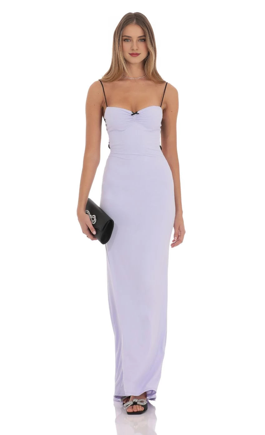 Glamorous Sheath Sweetheart Neck Sleeveless Contrast Back Floor Length Prom Dresses