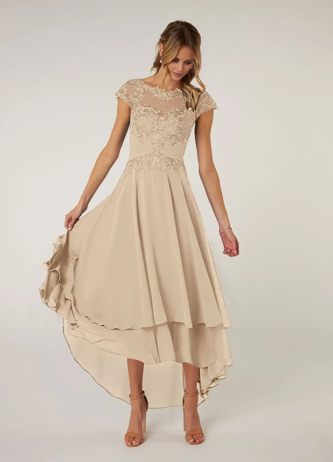Lace Chiffon Dress Mother of the Bride Dresses