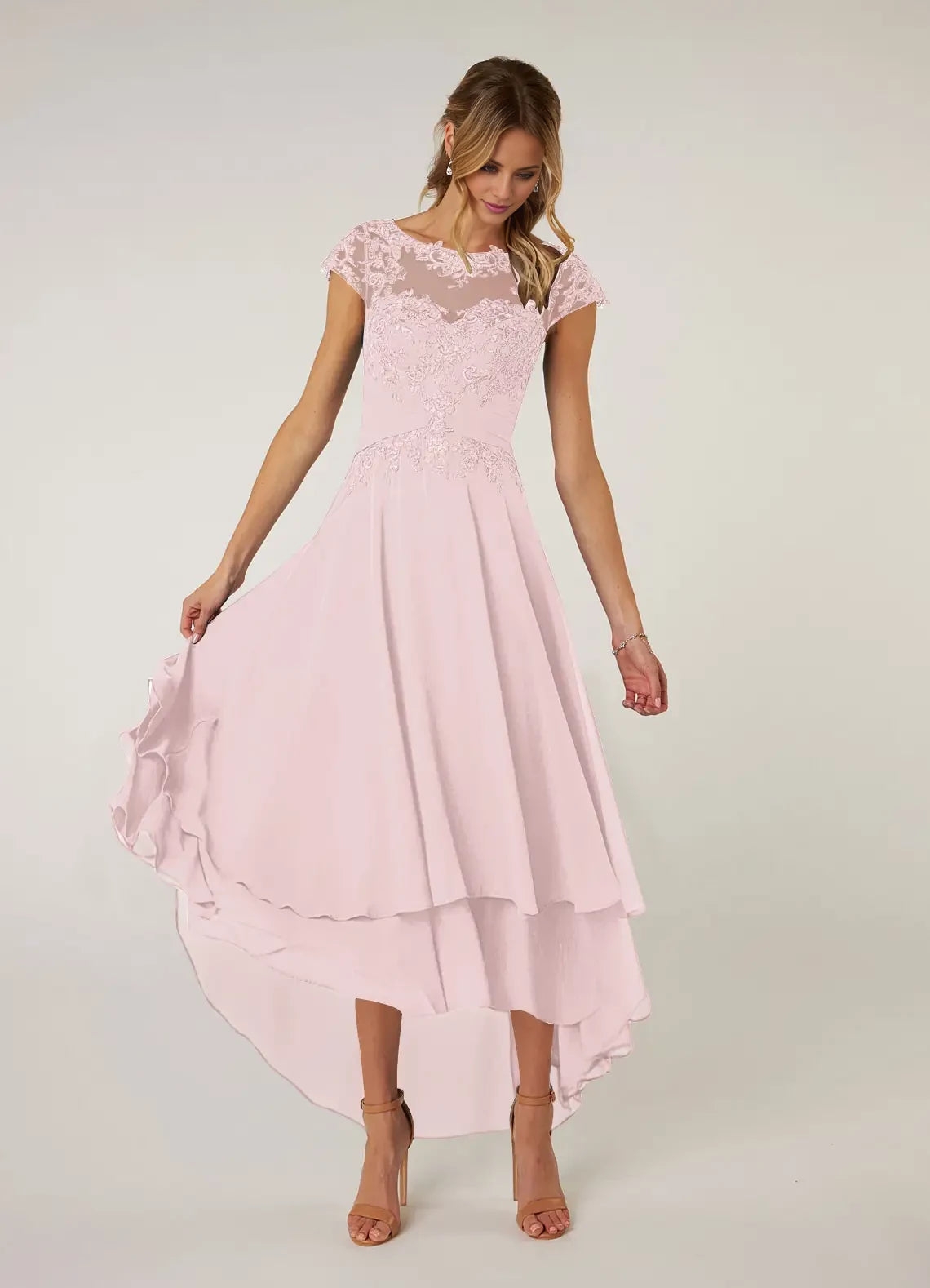 Lace Chiffon Dress Mother of the Bride Dresses