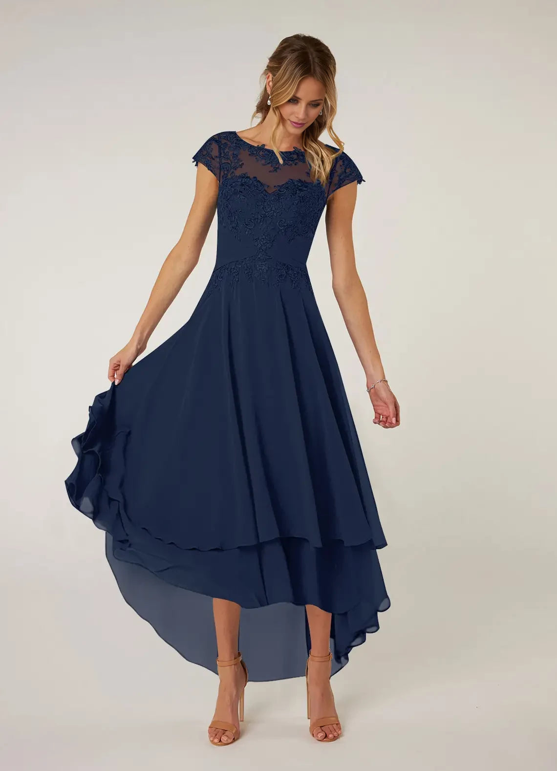 Lace Chiffon Dress Mother of the Bride Dresses