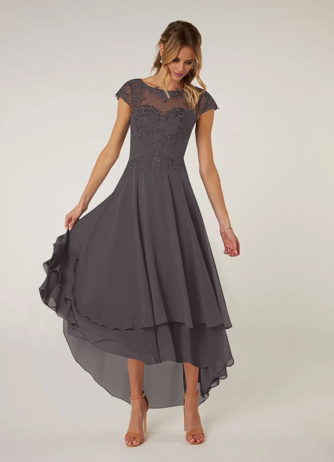 Lace Chiffon Dress Mother of the Bride Dresses
