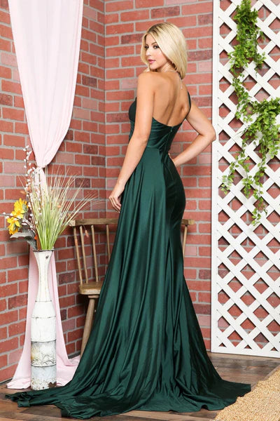 One Shoulder Prom Dress Simple Long Evening Dresses