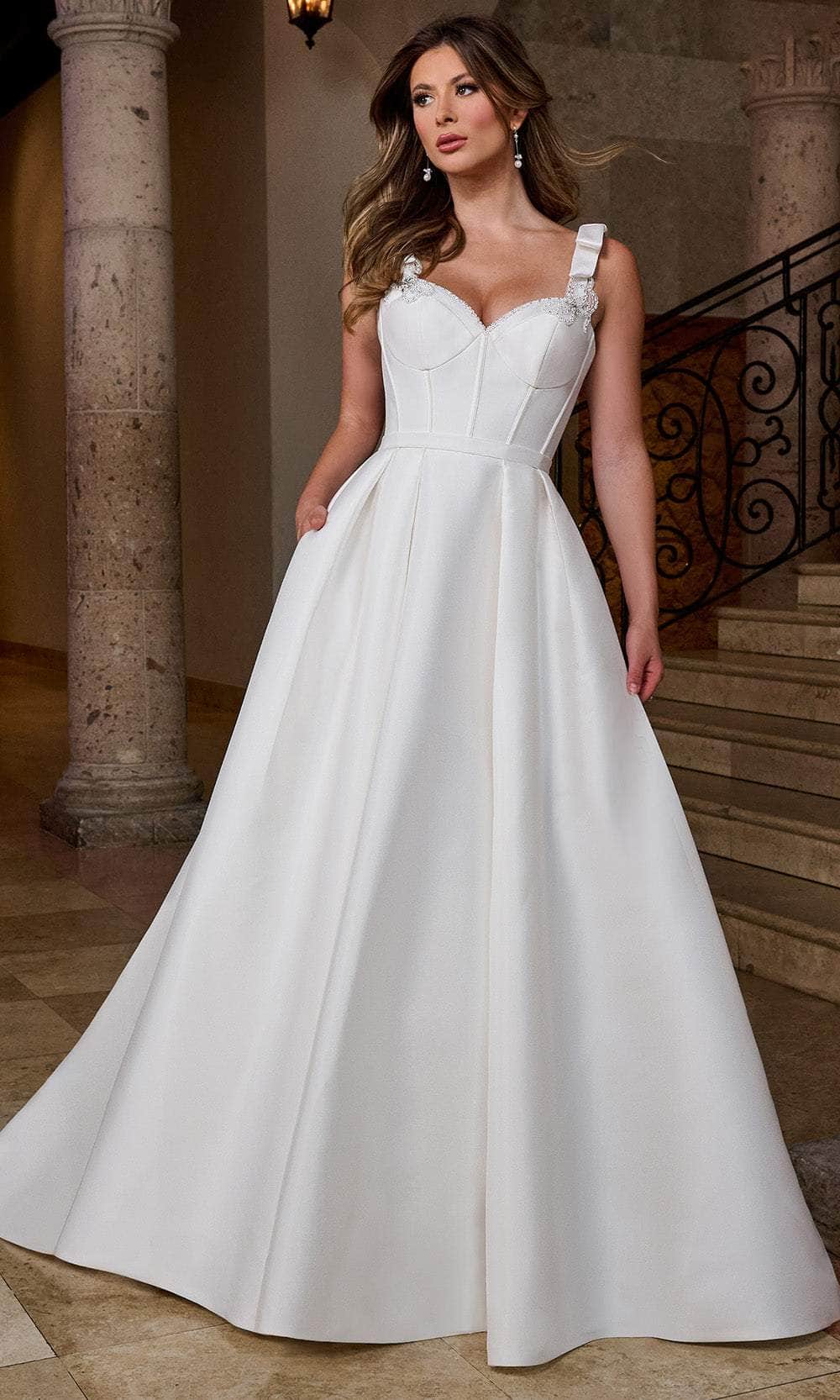 Pleated Skirt Sweetheart Wedding Gown Wedding Dresses