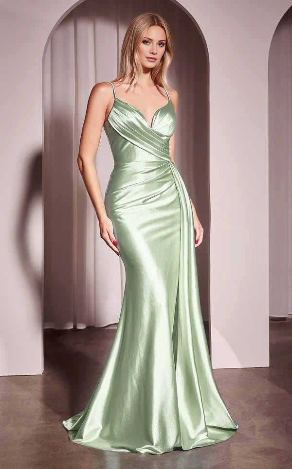 Ravishing V-neckline Long Sheath Dress Evening Dresses