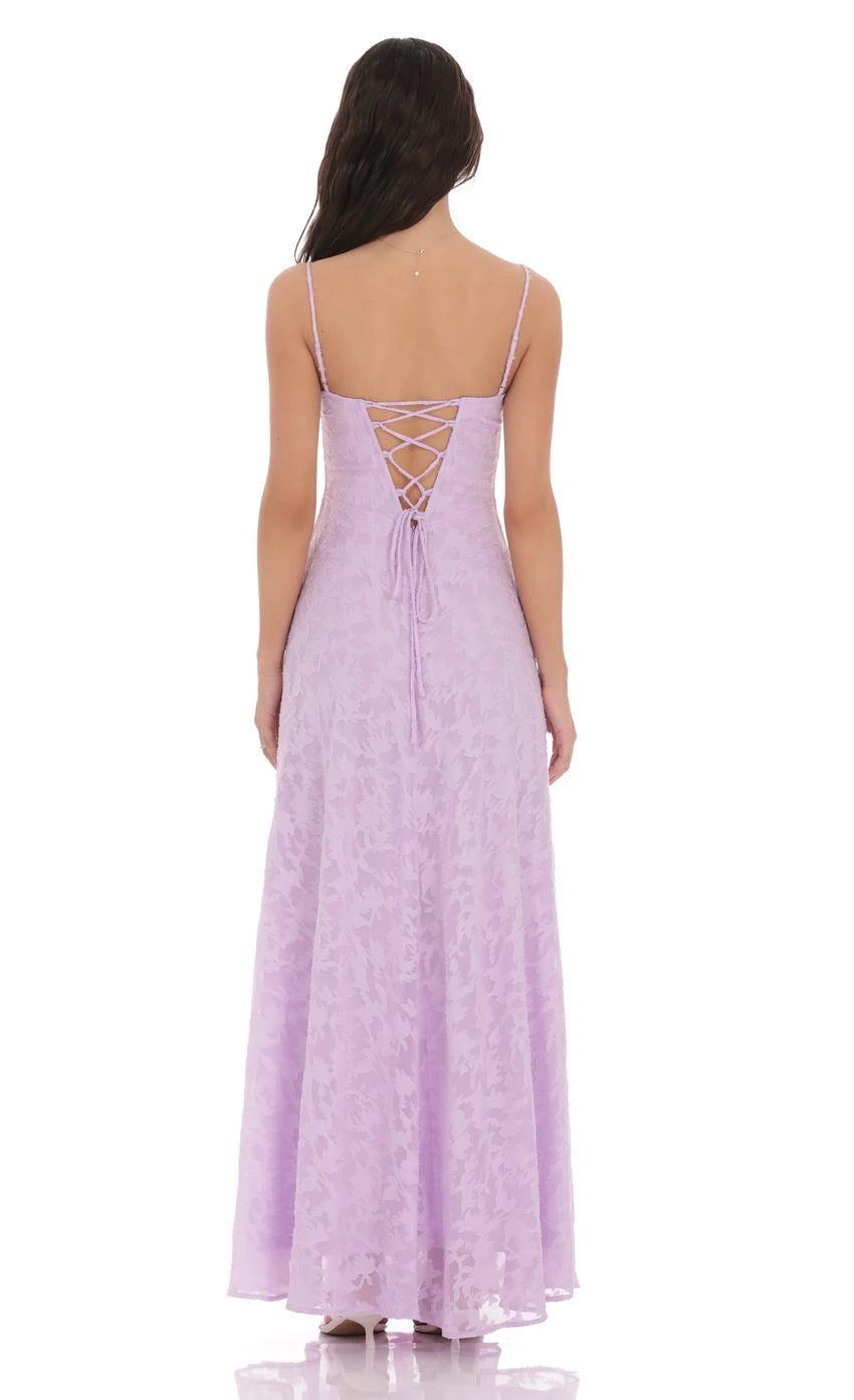 Romantic A-Line Square Neck Sleeveless Lace-Up Back Floor Length Prom Dresses
