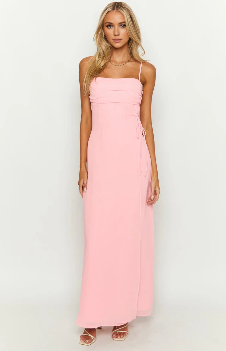 Romantic A - Line Square Neck Sleeveless Zipper Back Floor Length Prom Dresses