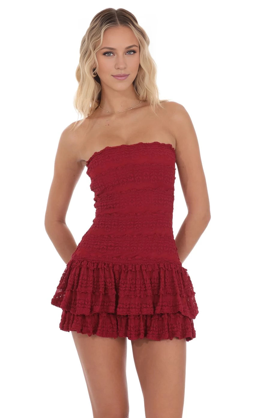 Romantic A-Line Strapless Sleeveless Back-Zip Short Length Homecoming Dresses