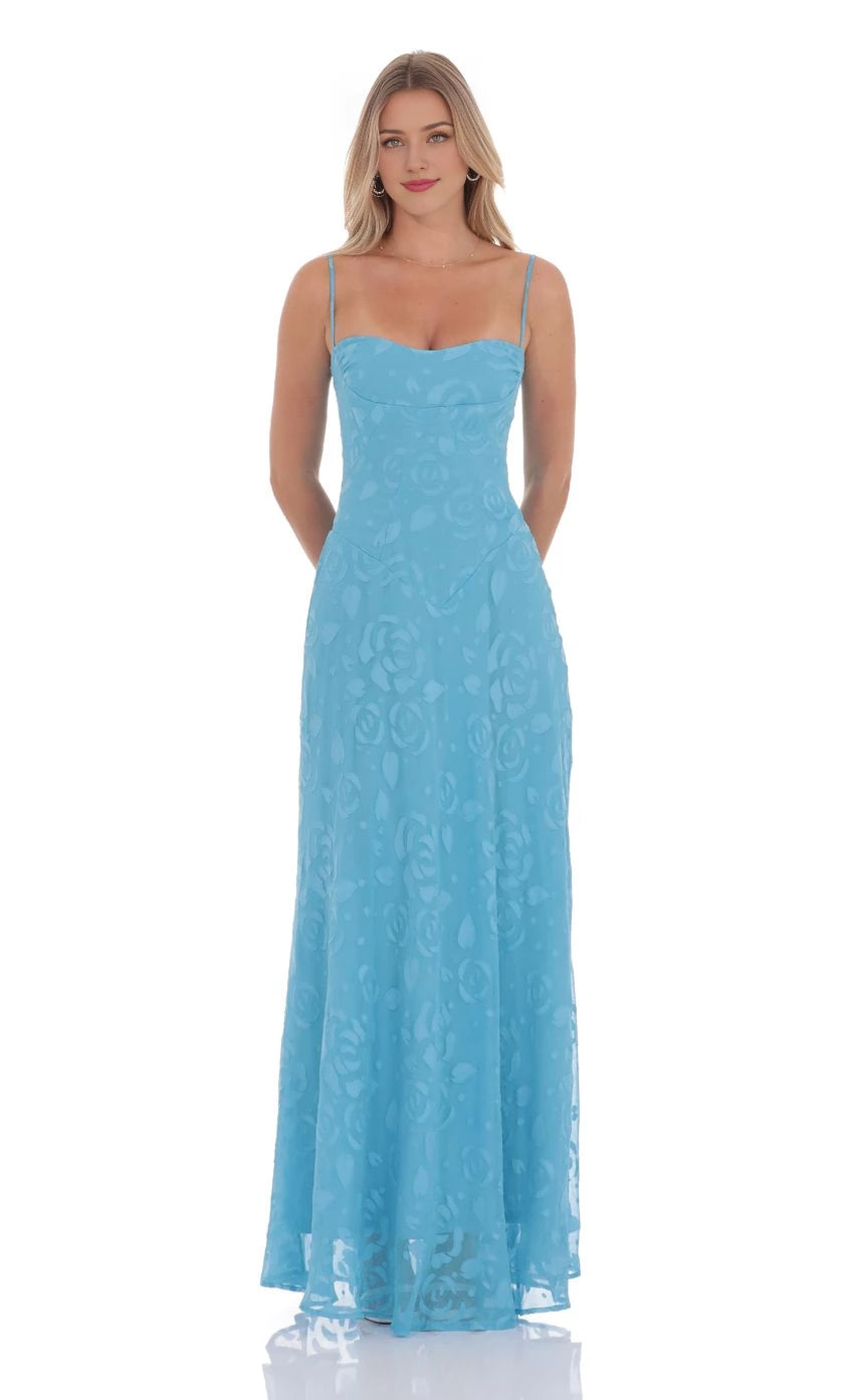 Romantic A-Line Sweetheart Neck Sleeveless Lace-Up Back Floor Length Prom Dresses