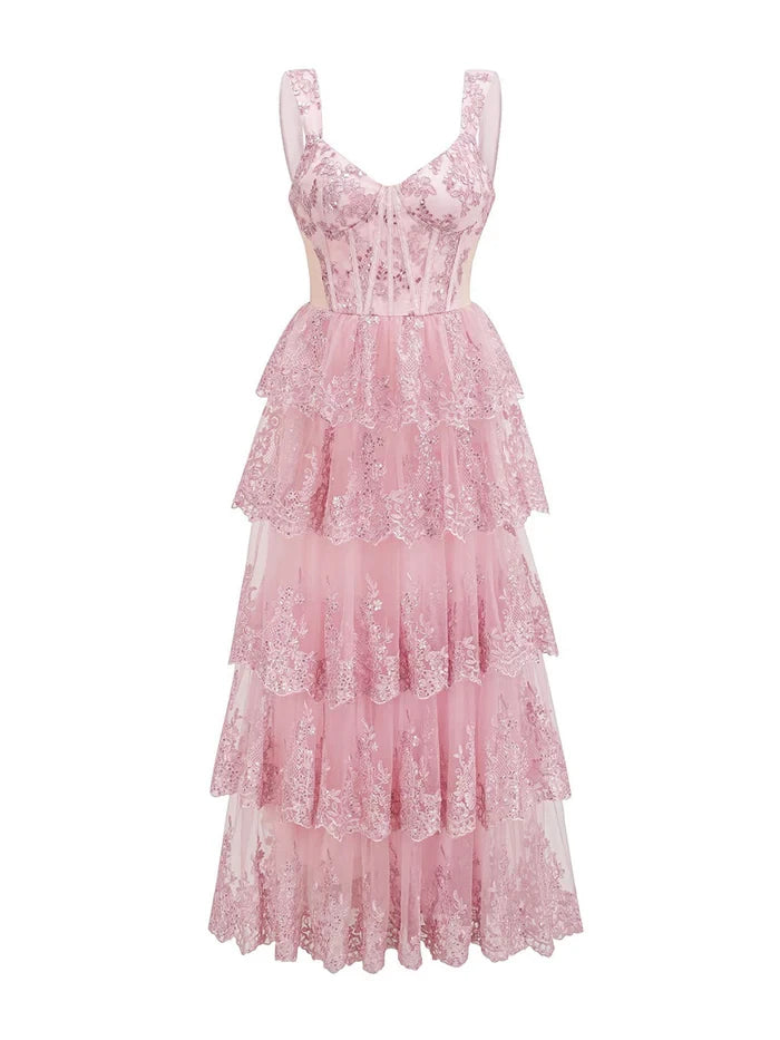 Romantic A - Line Sweetheart Neck Sleeveless Zipper Back Floor Length Prom Dresses
