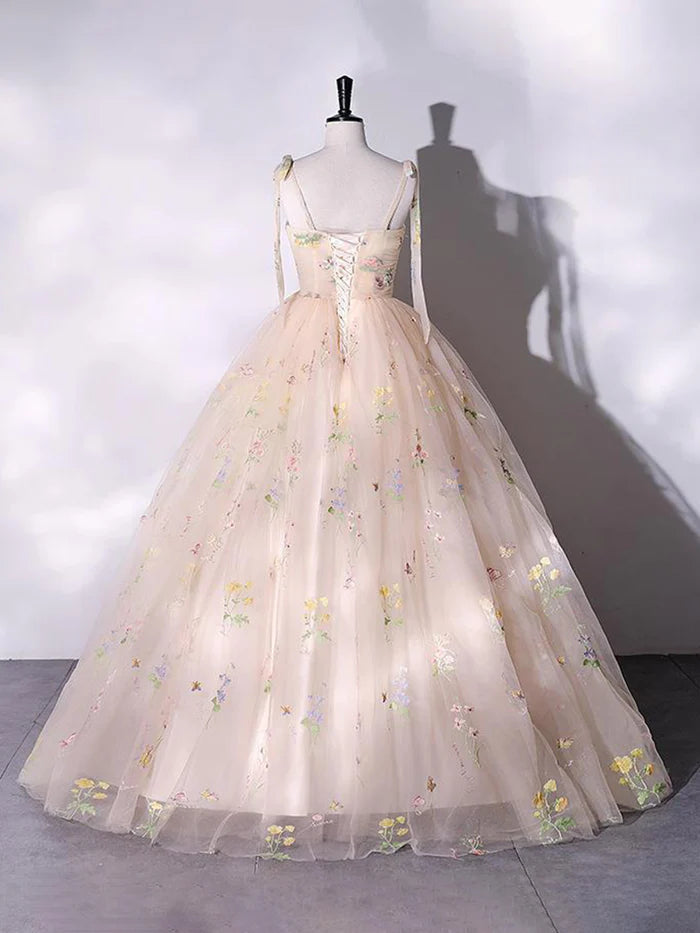 Romantic Ball Gown Sweetheart Sleeveless Lace - Up Back Long Length Quinceanera Dresses