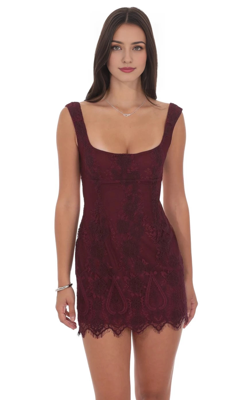 Romantic Sheath Square-Neck Sleeveless Crisscross-Back Short Length Homecoming Dresses