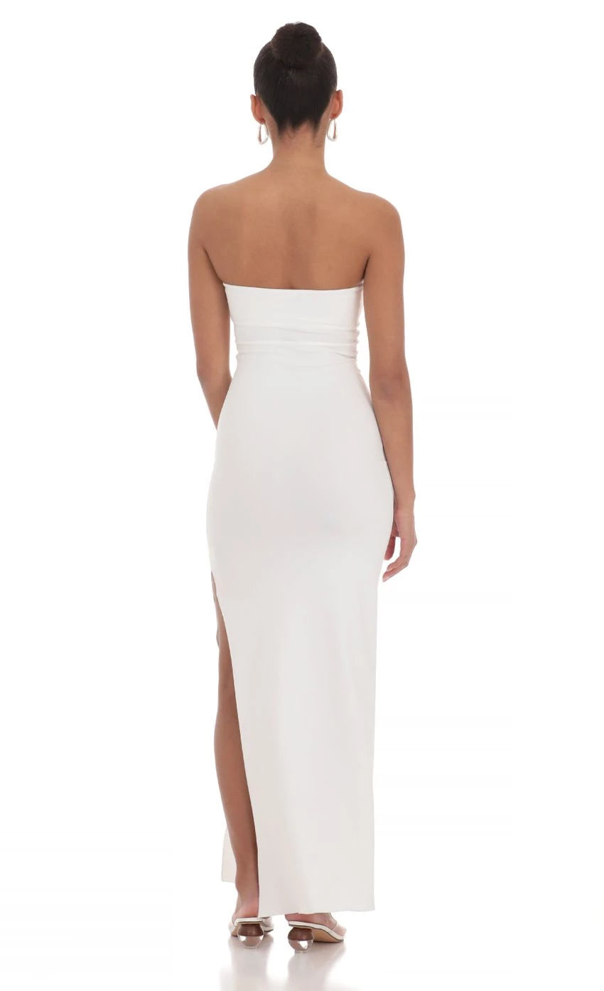 Romantic Sheath Sweetheart Neck Sleeveless Open Back Floor Length Prom Dresses