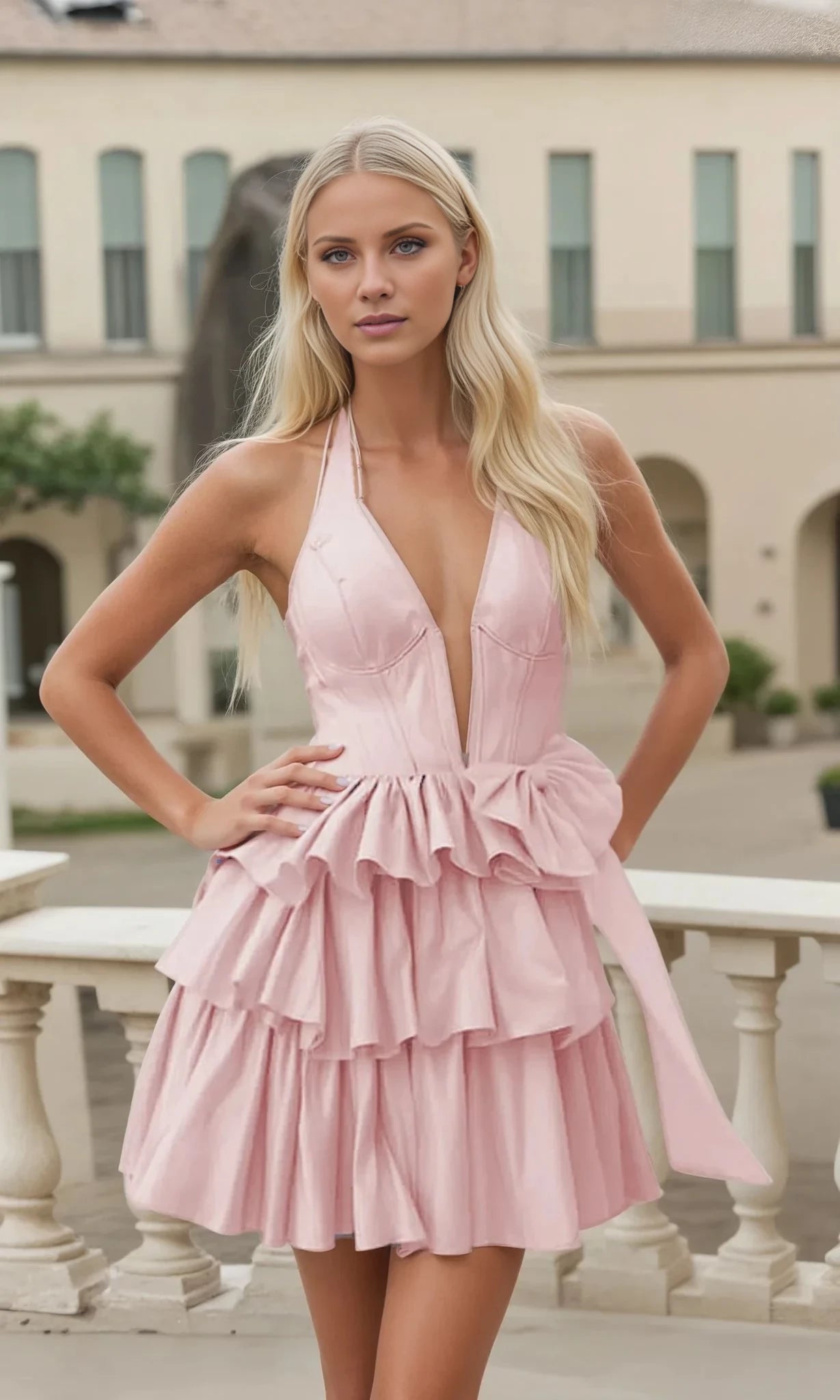Ruffled Tiered Hoco Dress PromGirl Exclusive Homecoming Dresses
