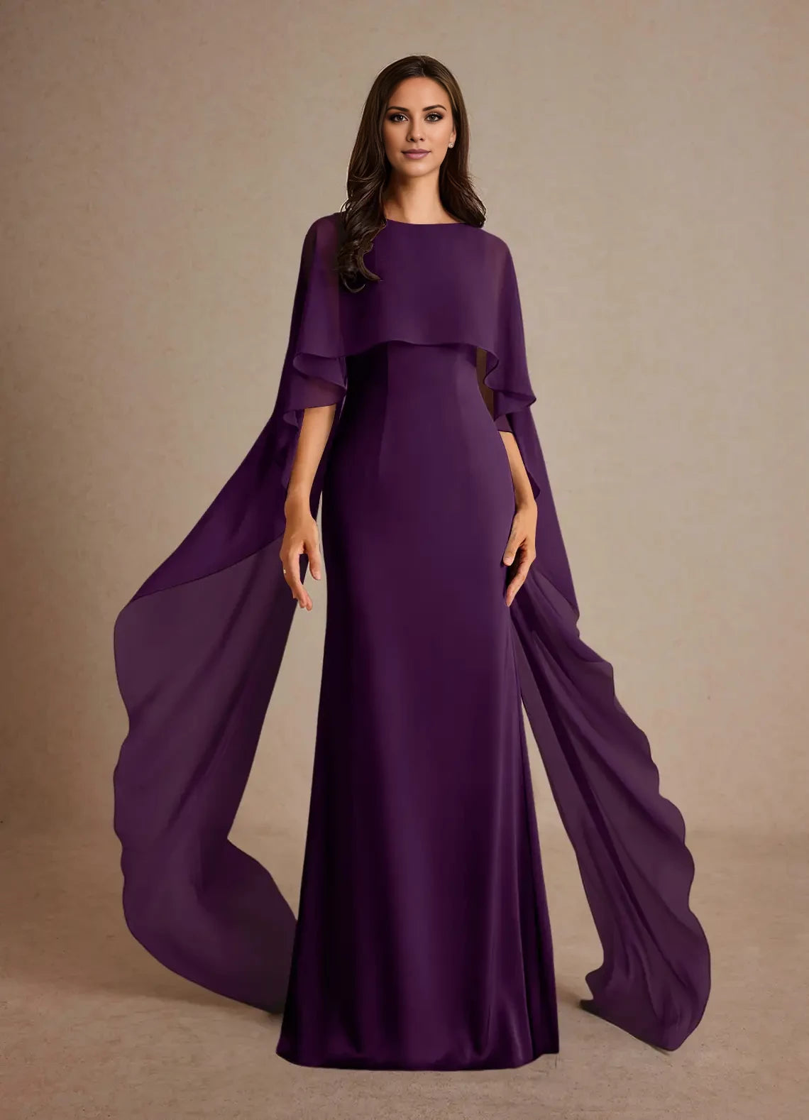 Sheath Retract Waist Boatneck Satin Dress Mother of the Bride Dresses