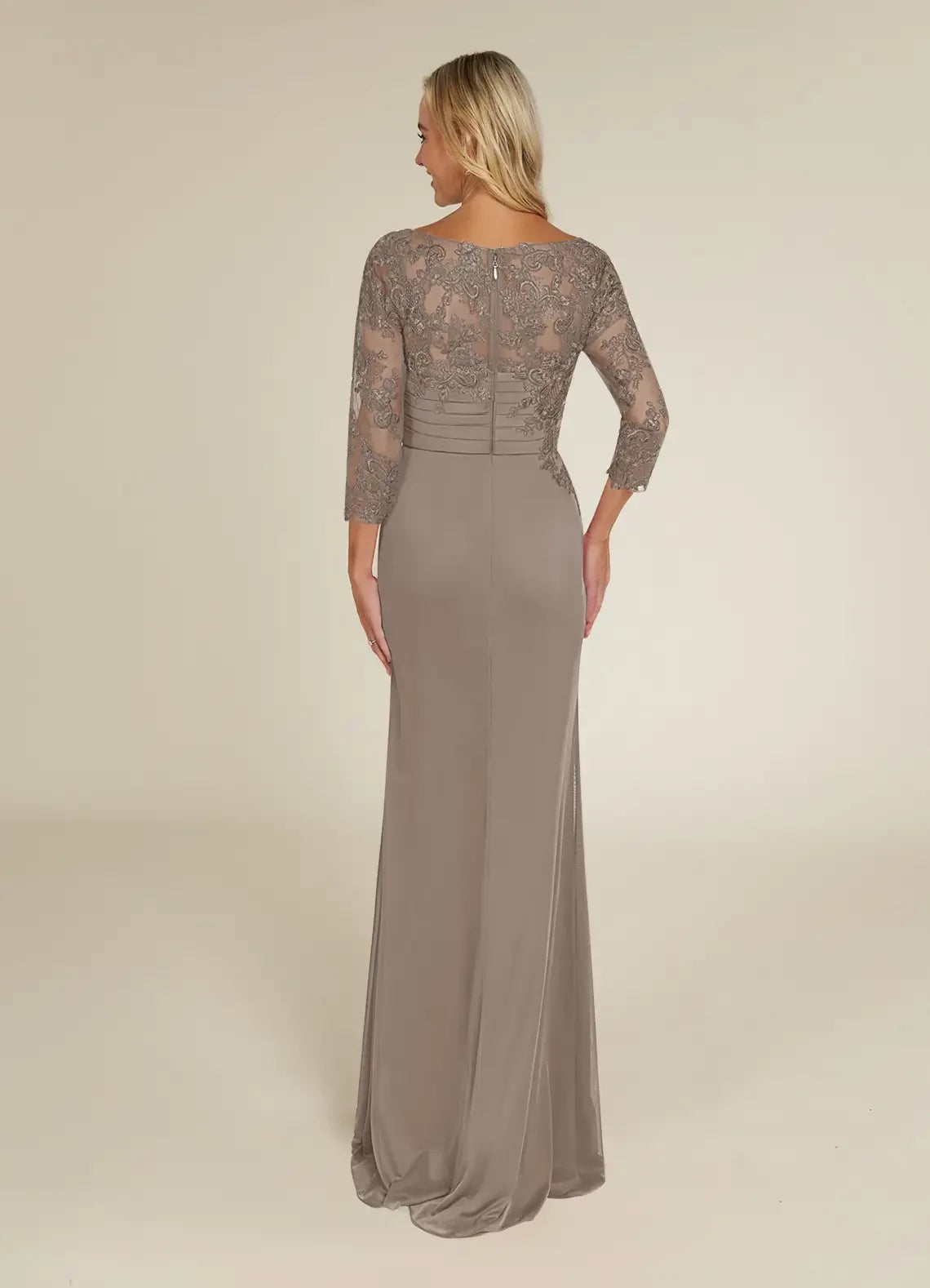 Sheath Scoop Lace Dress Mother of the Bride Dresses