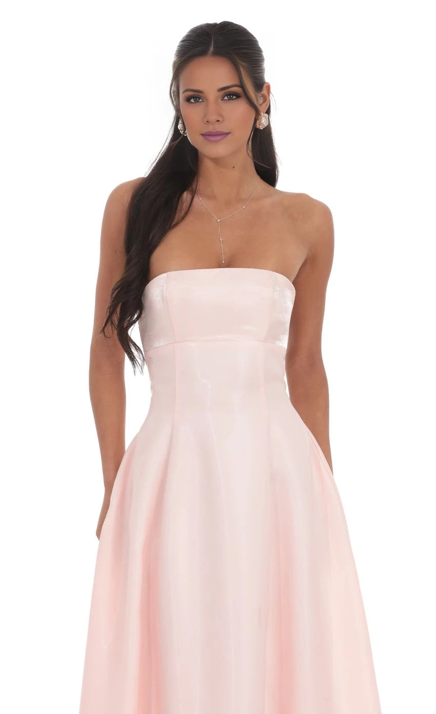 Sheen Empire Waist Maxi Dress Prom Dresses