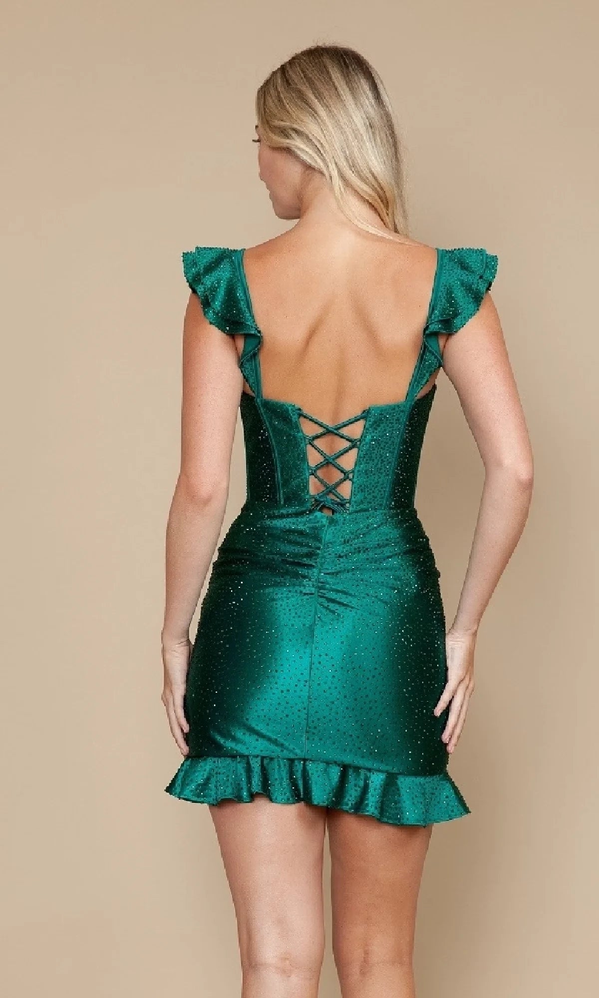 Short Homecoming Dress Poly Homecoming Dress