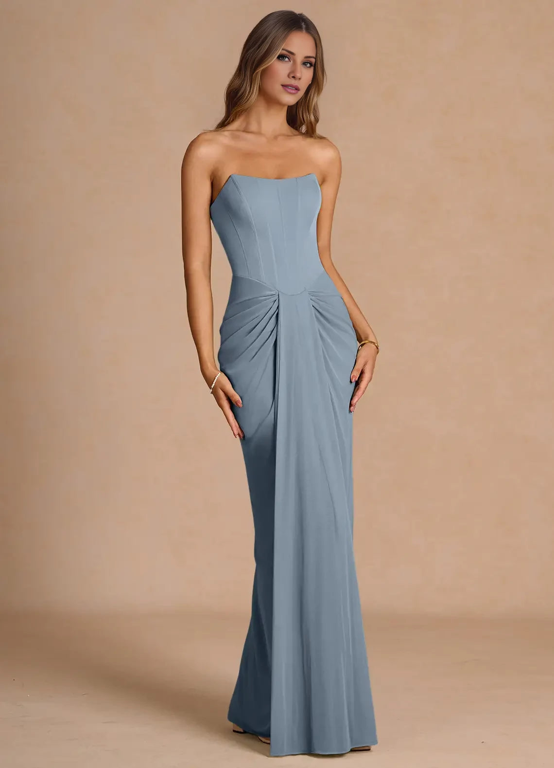 Sleeveless Floor Length Maxi Dress Evening Dresses