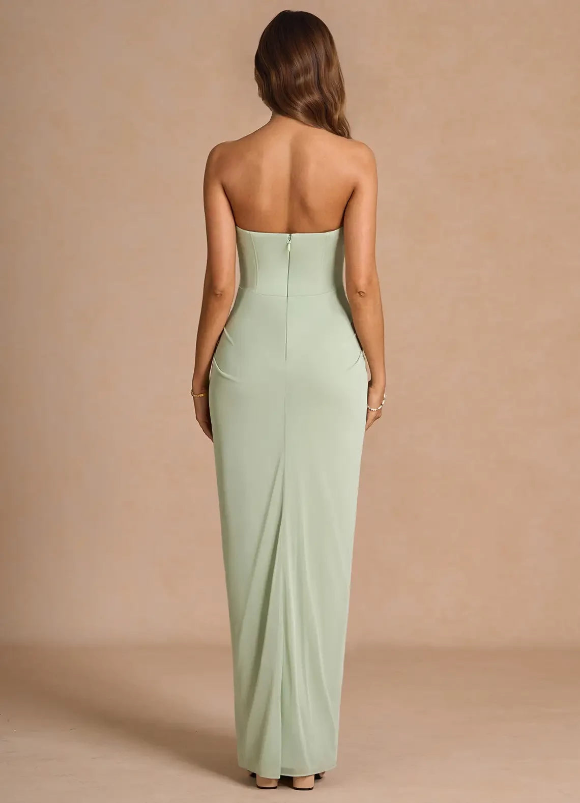Sleeveless Floor Length Maxi Dress Evening Dresses