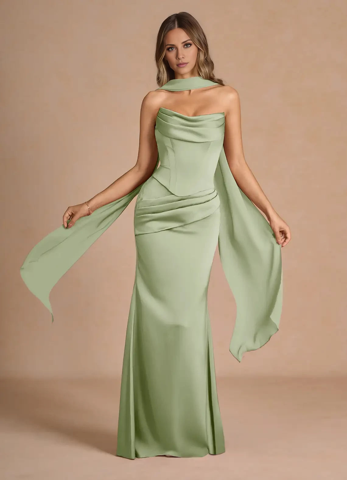 Sorrel Corset Two-Piece Sets Evening Dresses