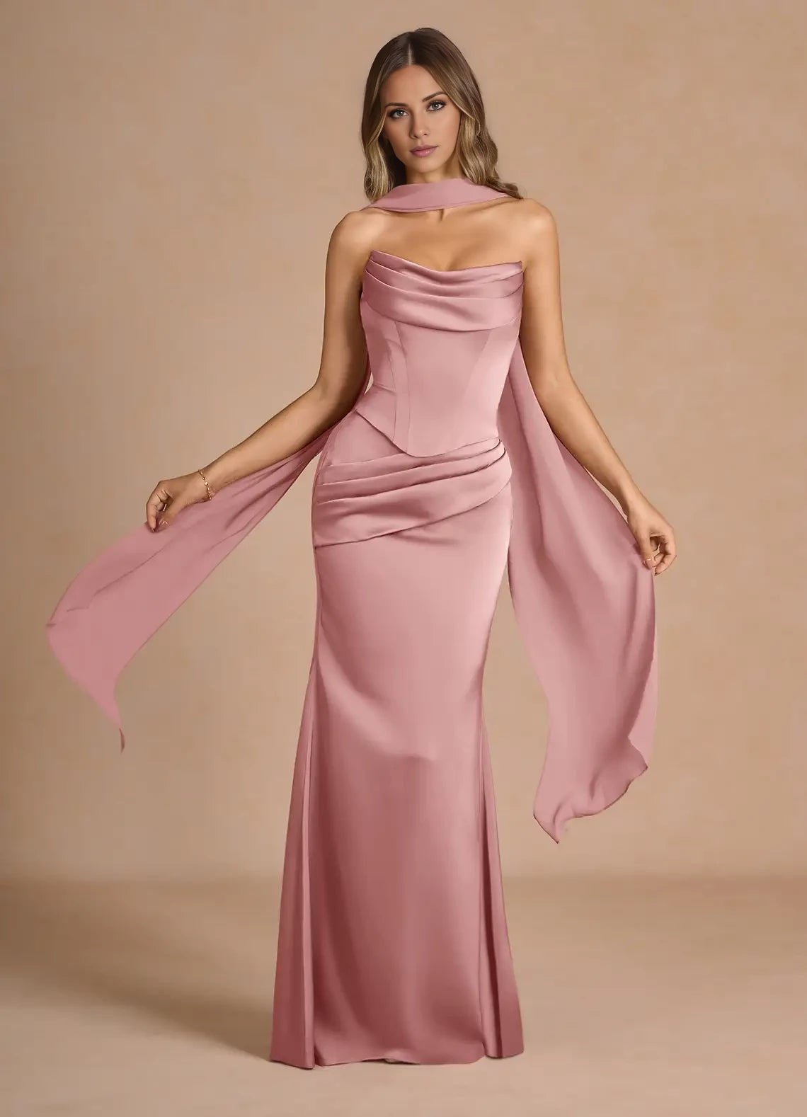 Sorrel Corset Two-Piece Sets Evening Dresses