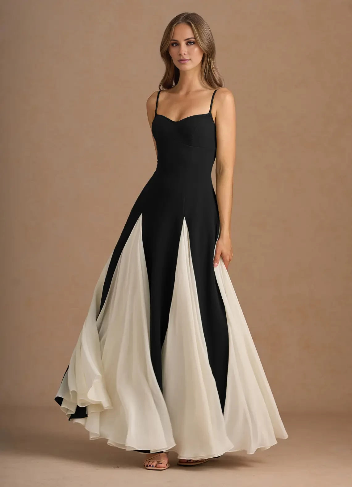Spaghetti Strap Jessenia Eucalyptus Maxi Dress Evening Dresses