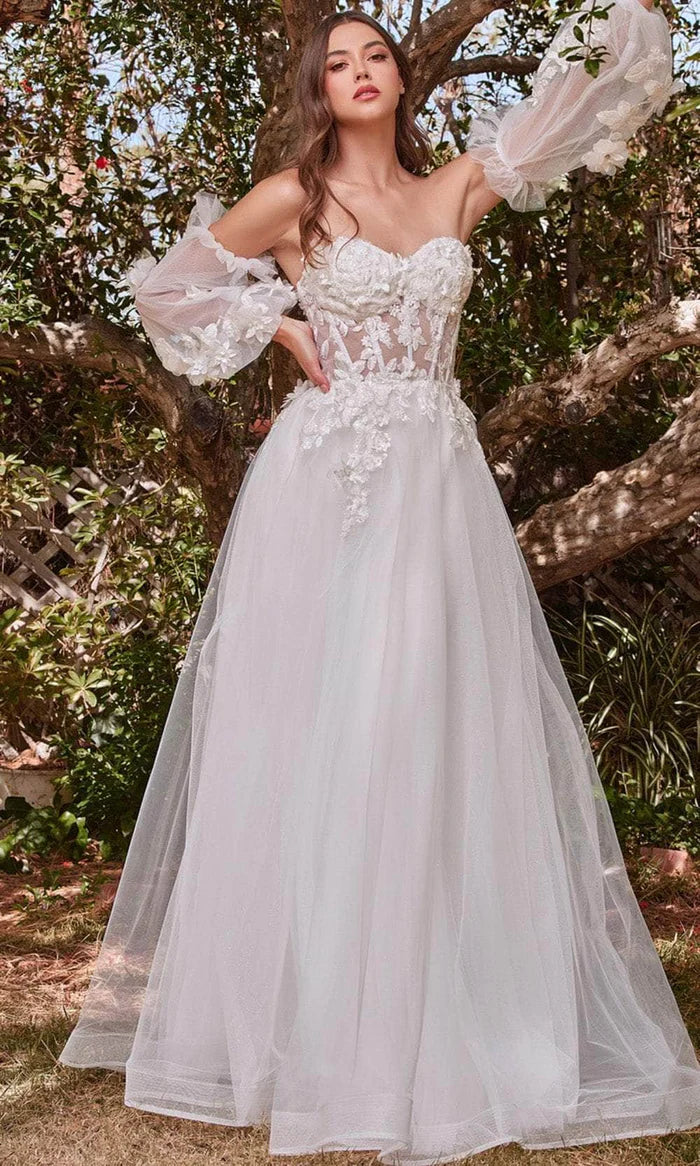 Strapless Lace Tulle Wedding Ballgown Wedding Dresses