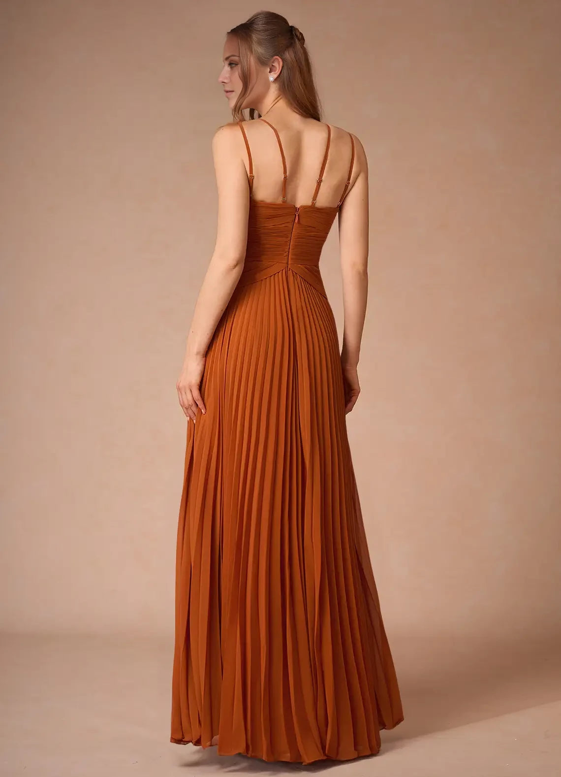 Thin shoulder strap Long Midi Dress Evening Dresses