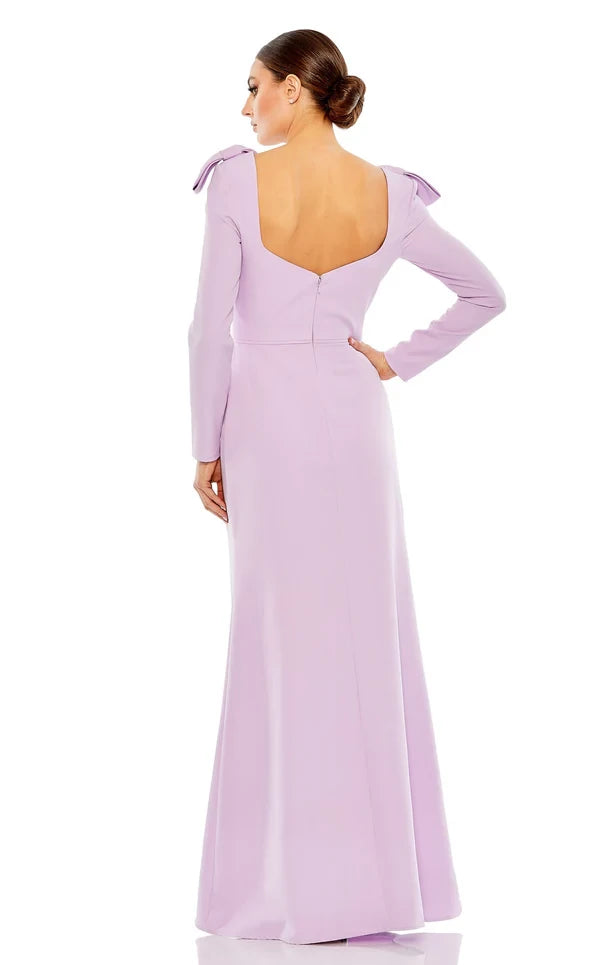 Tony Square Neckline Floor-length Dress Evening Dresses