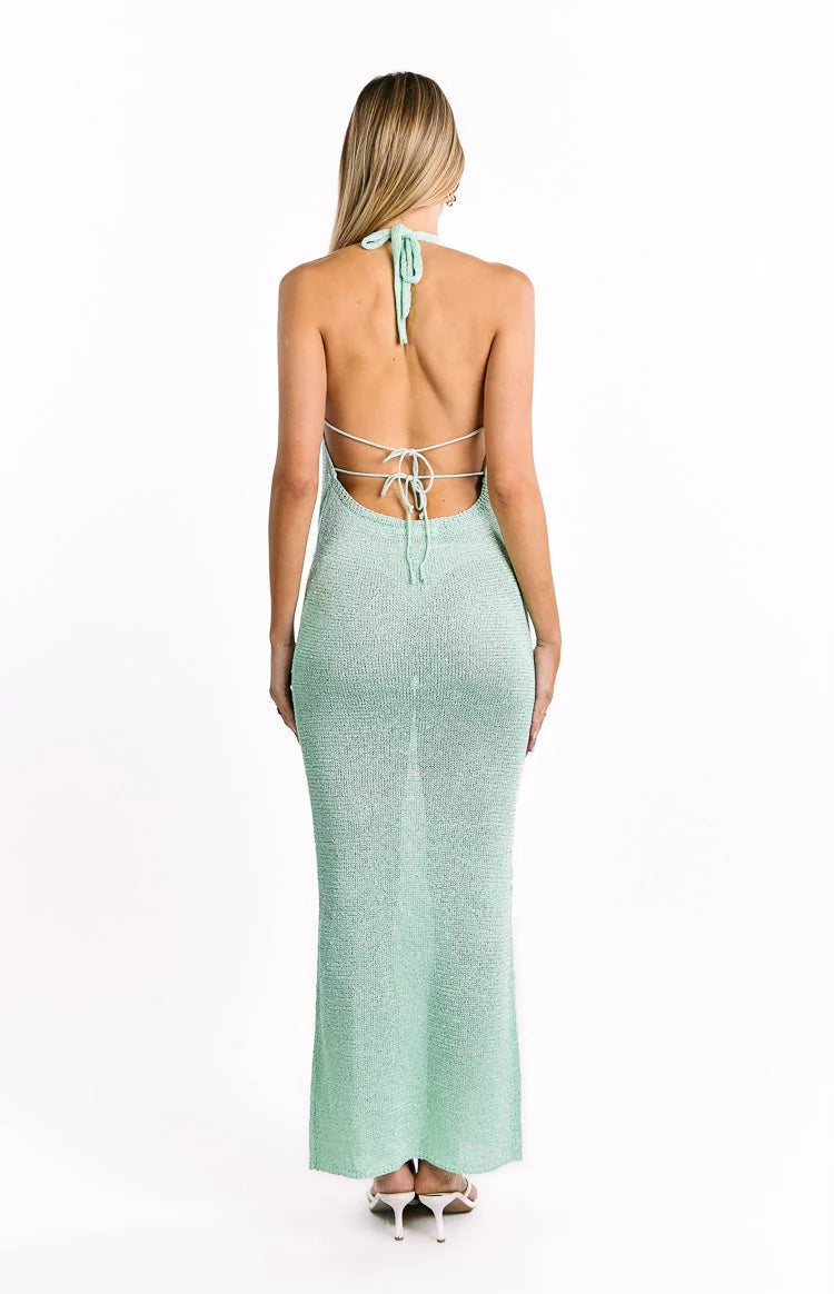 V-Neck Plunge Maxi Dress Prom Dresses